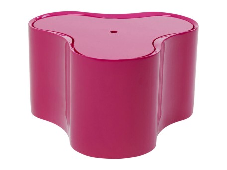 Τραπέζι Βοηθητικό Lotus  Ξύλο Ροζ 51*51*30εκ. - Ροζ