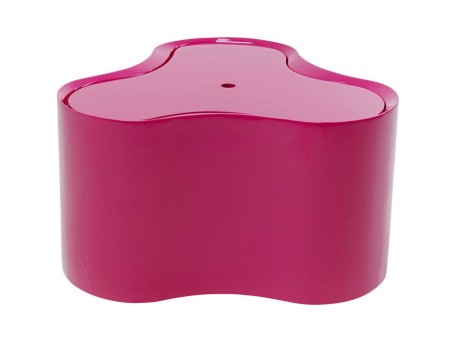 Τραπέζι Βοηθητικό Lotus Ξύλο Ροζ 51*51*35εκ. - Ροζ