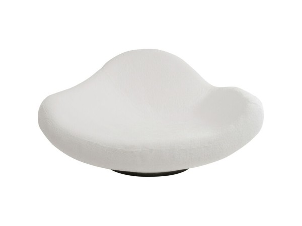 Πολυθρόνα  Nebula Ύφασμα Λευκή 177*138*93εκ. - Λευκό