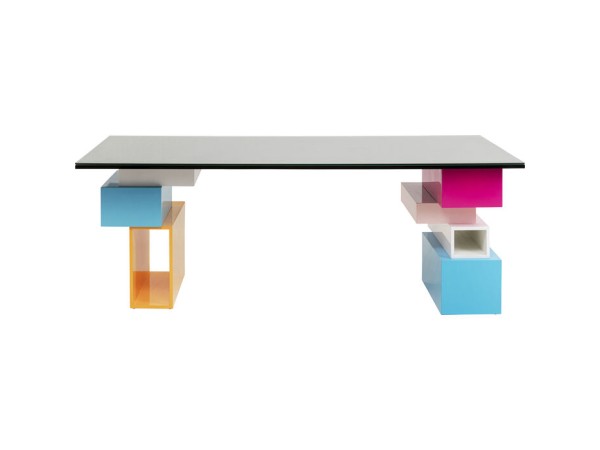 Γραφείο Pixel Γυαλί Πολύχρωμο 200*90*73εκ. - Πολύχρωμο Γραφείο Pixel Γυαλί Πολύχρωμο 200*90*73εκ. - Πολύχρωμο