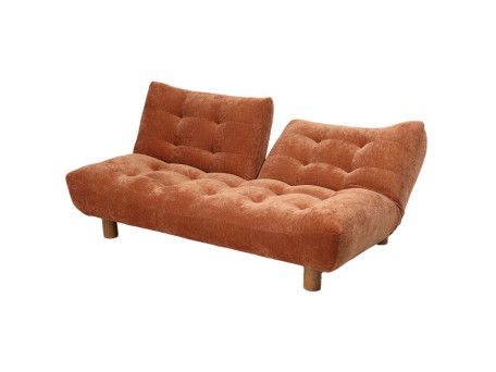 Καναπές Κρεβάτι  Mel Ύφασμα Πορτοκαλί 188*105*90εκ. - Πορτοκαλί