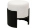 Stool Samu Black Ø43cm - Λευκό Stool Samu Black Ø43cm - Λευκό