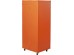 Ντουλάπα Trunk Monaco Δερματίνη Πορτοκαλί 64*56*153εκ. - Πορτοκαλί