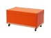 Τραπέζι Μέσης  Bar Monaco Δερματίνη Πορτοκαλί 89*49*48εκ. - Πορτοκαλί