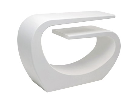 Κονσόλα Paco Ξύλο Λευκή 120x38x80εκ. - Λευκό