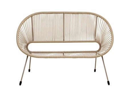 Παγκάκι  Acapulco Μπεζ 121*71*81εκ. - Μπεζ