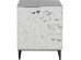 Κομοδίνο Carino Μεταλλικό Ασημί 40*39*50εκ. - Ασημί