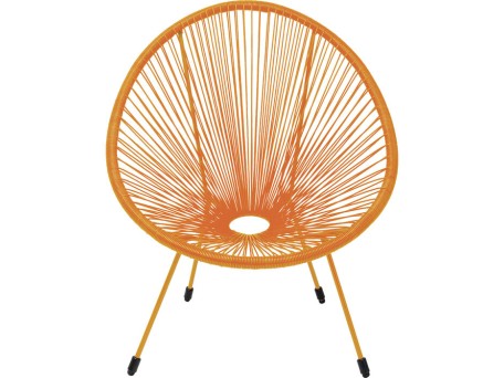 Πολυθρόνα  Acapulco Πορτοκαλί 73*78*85εκ. - Πορτοκαλί