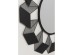 Καθρέφτης Τοίχου  Cubes Μεταλλικός Μαύρος 70*1.7*70εκ. - Μαύρο