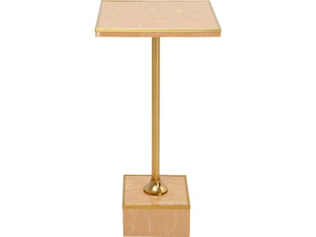 Τραπέζι Βοηθητικό  Mounty Μεταλλικό Μπεζ 25*25*50εκ. - Μπεζ