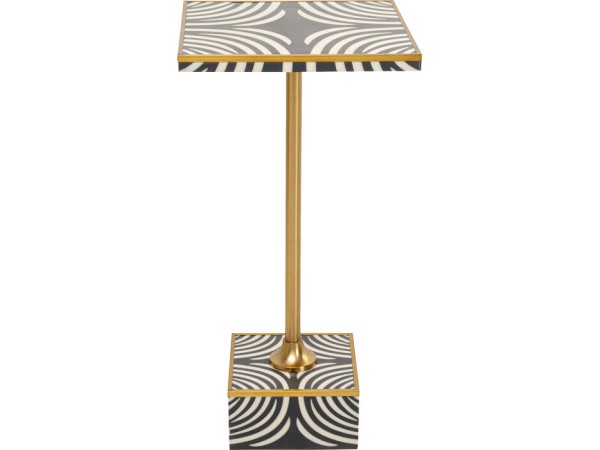 Τραπέζι Βοηθητικό Zebra Μεταλλικό Χρυσό 25*25*50εκ. - Χρυσό Τραπέζι Βοηθητικό Zebra Μεταλλικό Χρυσό 25*25*50εκ. - Χρυσό