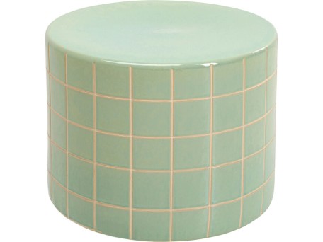 Τραπέζι Βοηθητικό Bliss Tile Κεραμικό Πράσινο 42*42*34εκ. - Πράσινο