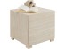 Τραπέζι Βοηθητικό Travertino Μάρμαρο Μπεζ 45*45*45εκ. - Μπεζ