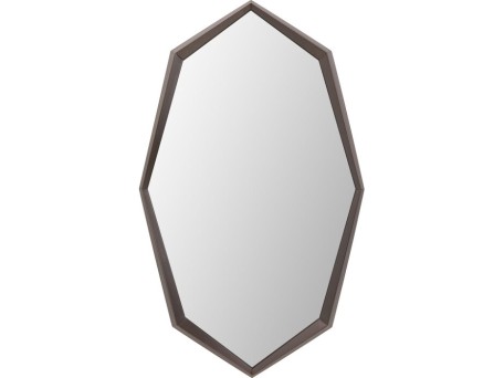 Καθρέφτης Τοίχου  Octagon Μεταλλικός Καφέ 90*8*150εκ. - Καφέ