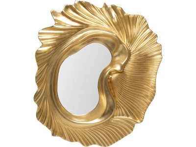 Καθρέφτης Τοίχου Orecchio Ξύλο Χρυσός 143*15*160εκ. - Χρυσό