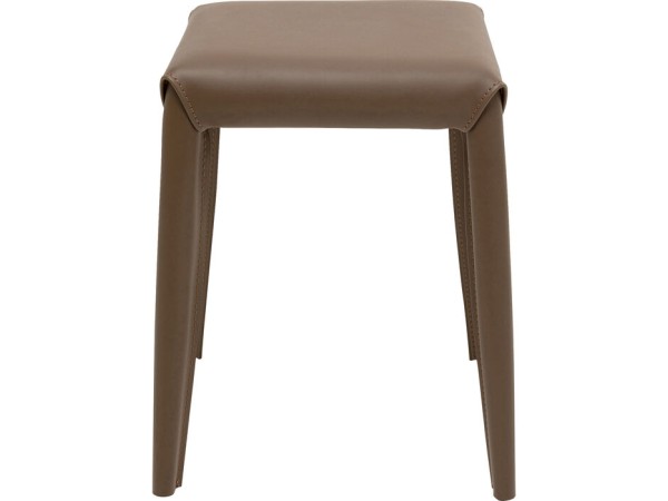 Σκαμπό Monza Δερματίνη Καφέ 35*35*46εκ. - Καφέ Σκαμπό Monza Δερματίνη Καφέ 35*35*46εκ. - Καφέ