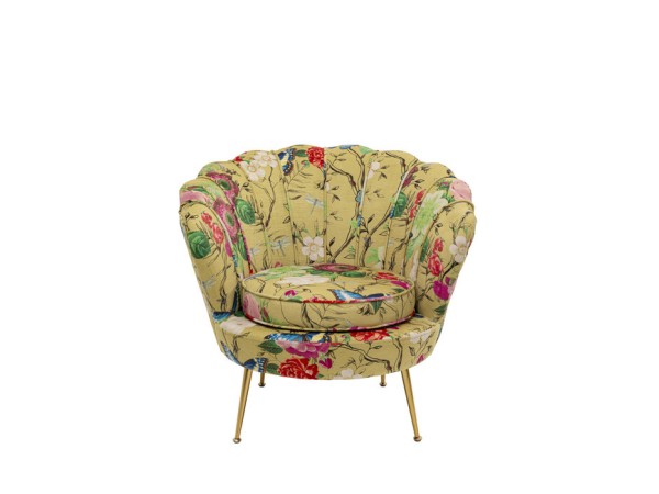 Armchair Water Lily Gold Flower Fever Yellow - Πολύχρωμο Armchair Water Lily Gold Flower Fever Yellow - Πολύχρωμο