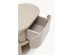 Dresser Small Glossy Taupe 60x55cm - Μπεζ