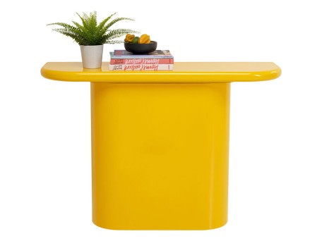 Κονσόλα  Eliano Ξύλο Κίτρινη 120x35x81εκ. - Κίτρινο