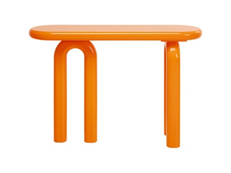 Κονσόλα Eliano Ξύλο Πορτοκαλί 120x35x80εκ. - Πορτοκαλί