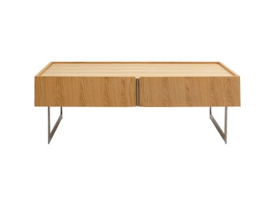 Τραπέζι Μέσης  Giulio Ξύλο Καφέ 130x70x45εκ. - Καφέ