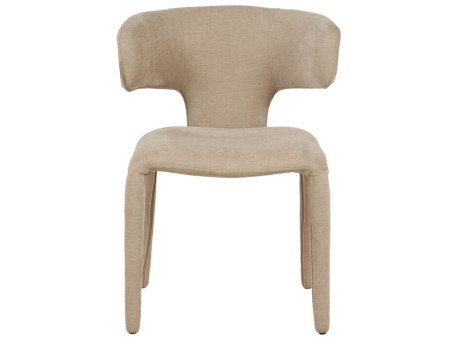 Καρέκλα Tobi Ύφασμα Μπεζ  58.5*50*76εκ. - Μπεζ