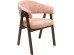 Καρέκλα Jonte Μπουκλέ Ροζ  58*56.5*86.5εκ. - Ροζ