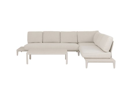 Σετ Καναπές Κήπου  Mykonos Μπεζ (5 τεμ.) 248*86*68εκ. - Μπεζ