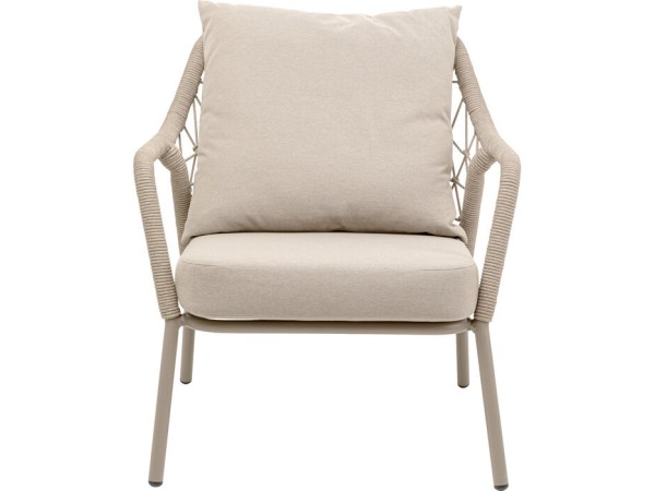 Πολυθρόνα Κήπου  Milos Μπεζ 75*72*75εκ. - Μπεζ