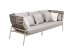 Καναπές Τριθέσιος Εξωτερικού Χώρου  Formenta Γκρι/Μπεζ 230*81*86εκ. - Γκρι