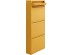 Παπουτσοθήκη Μεταλλική Caruso 3 Κίτρινη  (MO) 50x15x119εκ. - Κίτρινο