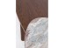 Κονσόλα  Lumi Ξύλο/Μάρμαρο Καφέ 160x48x81εκ. - Καφέ