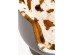Πολυθρόνα Περιστρεφόμενη  Club Cow Γούνα Καφέ 59x61x81εκ. - Καφέ