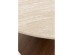 Τραπέζι Cono Travertin Καρυδιά Καφέ 120*120*76εκ. - Καφέ Τραπέζι Cono Travertin Καρυδιά Καφέ 120*120*76εκ. - Καφέ