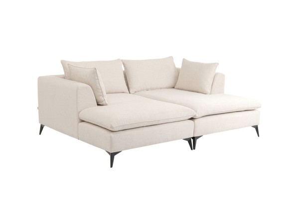 Καναπές Διθέσιος Jimmy Ύφασμα Μπεζ 260*170*70εκ. - Μπεζ