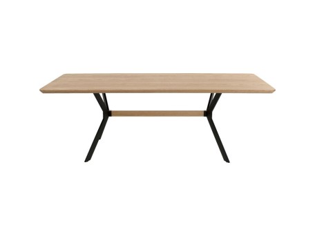 Τραπέζι  Midtown Oak Ξύλο Καφέ  220x100x76εκ. - Καφέ