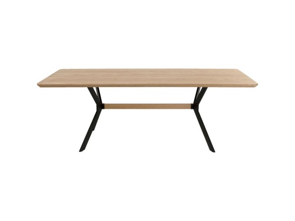 Τραπέζι Midtown Oak Ξύλο Καφέ 220x100x76εκ. - Καφέ Τραπέζι Midtown Oak Ξύλο Καφέ 220x100x76εκ. - Καφέ