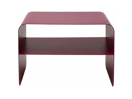 Τραπέζι Μέσης Lounge S Μεταλλικό Μωβ 58*37*44εκ. - Μωβ