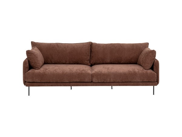 Καναπές Τριθέσιος Edna Ύφασμα Καφέ Espresso 245x110x85εκ. - Καφέ Καναπές Τριθέσιος Edna Ύφασμα Καφέ Espresso 245x110x85εκ. - Καφέ