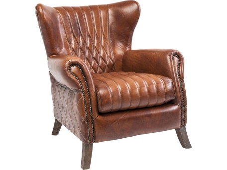 Πολυθρόνα Country Side Καφέ 83x88x90εκ - Καφέ