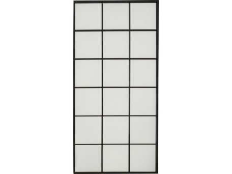 Καθρέφτης Τοίχου Finestra  90x3x180 εκ. - Μαύρο