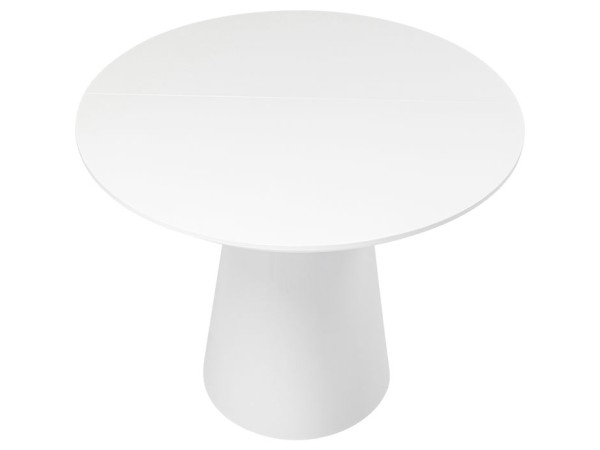 Τραπέζι (επεκτεινόμενο) Benvenuto Λευκό 200x110x75εκ - Λευκό