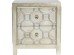 Κομοδίνο Alhambra Ξύλο Ασημί  58.5x37.5x65εκ - Ασημί