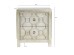 Κομοδίνο Alhambra Ξύλο Ασημί  58.5x37.5x65εκ - Ασημί