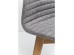 Καρέκλα Lara Γκρι 44x45x92εκ - Γκρι