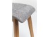 Καρέκλα Lara Γκρι 44x45x92εκ - Γκρι