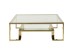 Τραπέζι Μέσης Rush Χρυσό 120x120x40εκ - Χρυσό Τραπέζι Μέσης Rush Χρυσό 120x120x40εκ - Χρυσό