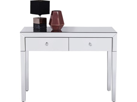 Κονσόλα  Luxury Γυαλί Καθρέφτης 100x40x77εκ - Καθρέφτης