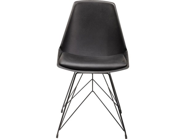 Καρέκλα Wire Μαύρη 48x50.5x86εκ - Μαύρο