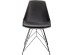 Καρέκλα Wire Μαύρη 48x50.5x86εκ - Μαύρο